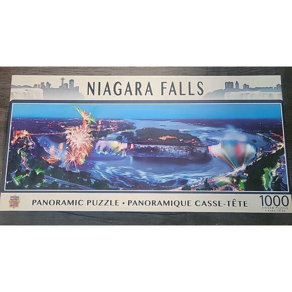 Niagara Falls Master Pieces NFL 1000 Piece Panoramic Puzzle New - Picture 1 of 10